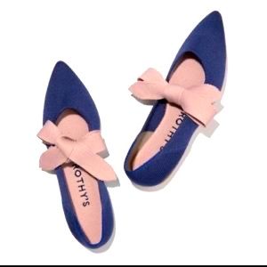 Rothy’s Mary Jane Bow Point Flat